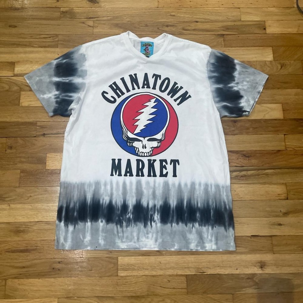 NWT BRAND NEW Chinatown Market Grateful Dead Multi Blotch Tie Dye T-Shirt Size M